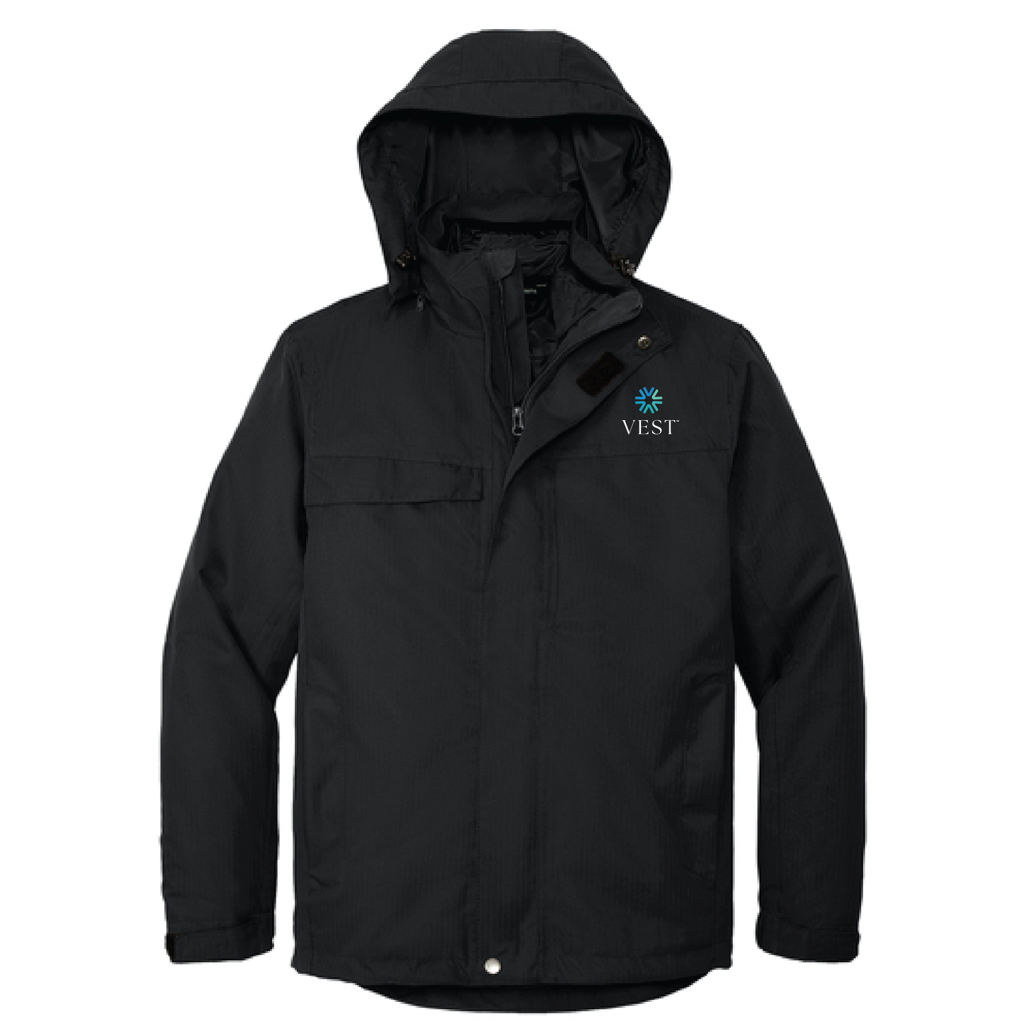 Port Authority® Herringbone 3-in-1 Parka
