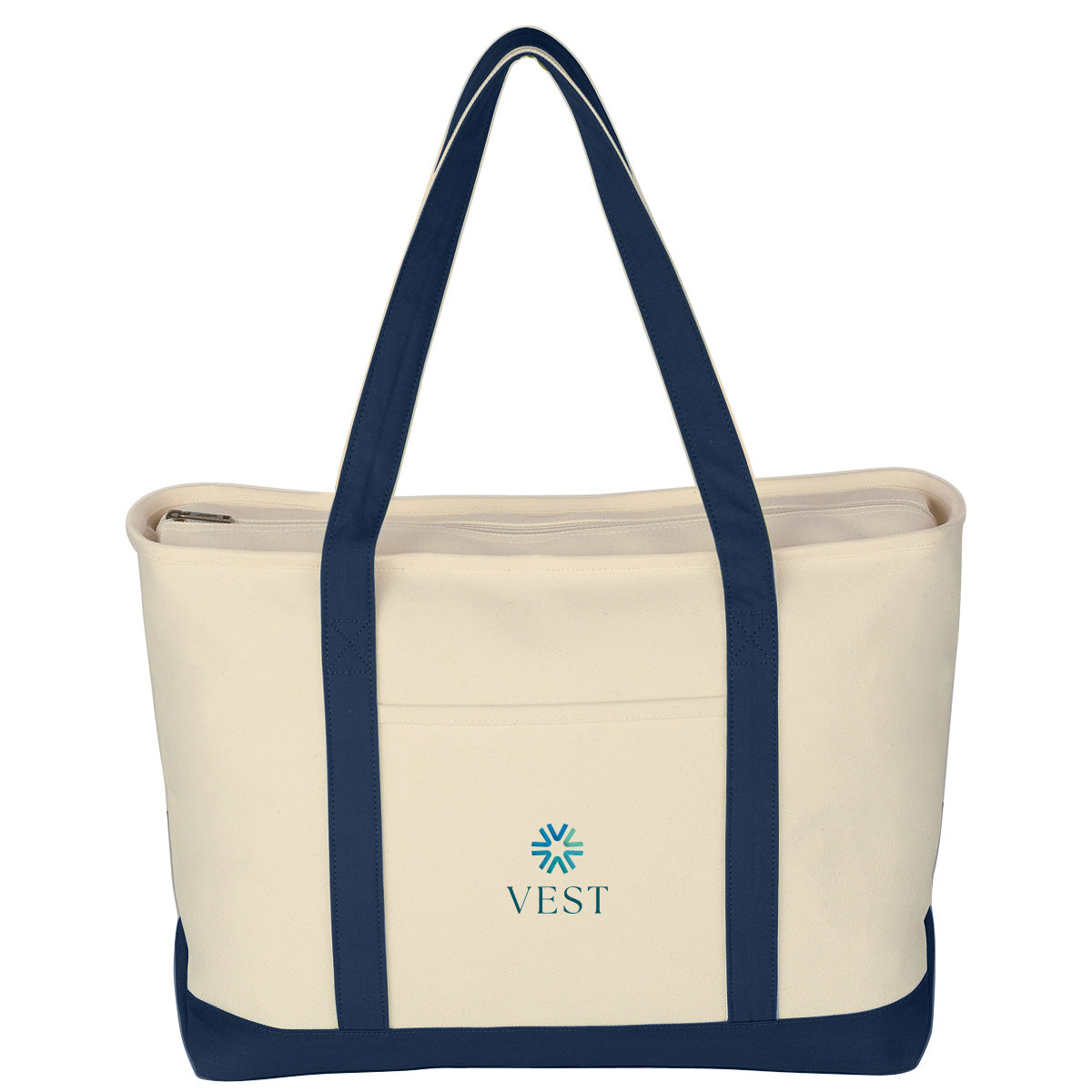 Large Starboard Cotton Canvas Tote Bag