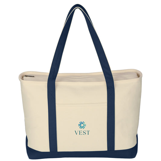 Large Starboard Cotton Canvas Tote Bag