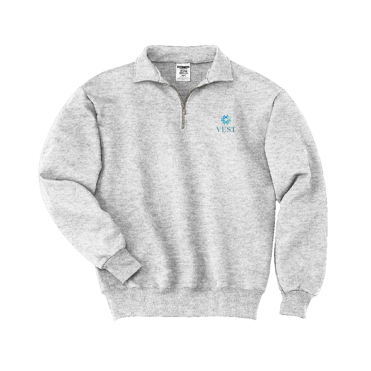 Jerzees® Super Sweats® NuBlend® 1/4-Zip Sweatshirt with Cadet Collar