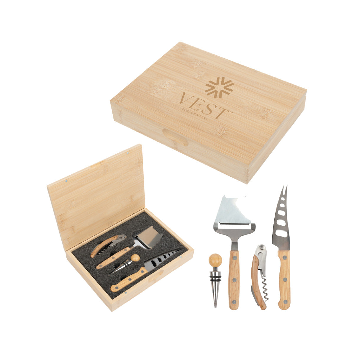 Perfect Pairing Wine & Cheese Knife Set