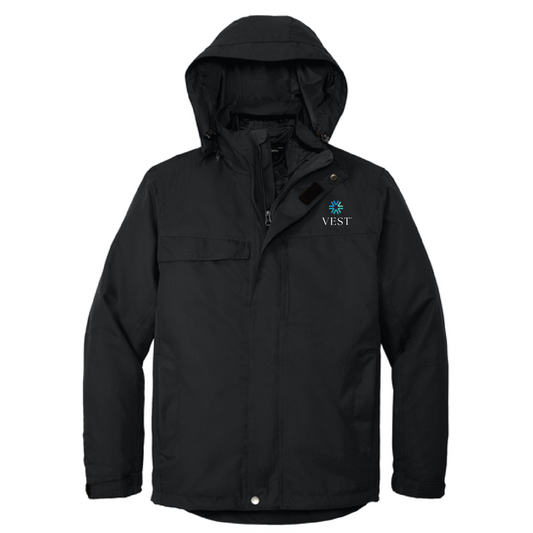 Port Authority® Herringbone 3-in-1 Parka
